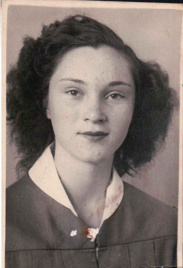 1948 Lena Ruth Hassey 17 yrs old, high school graduation