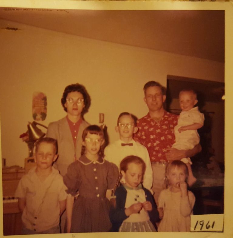1961 Larry, Lena, Elaine, Anthony, Pamela, Carter, Cindy, Eddie